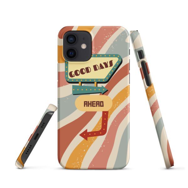 Good Days Ahead iPhone® Case | Groovy Vibes & Retro Aesthetic | Positive Energy Phone Cover - Image 11