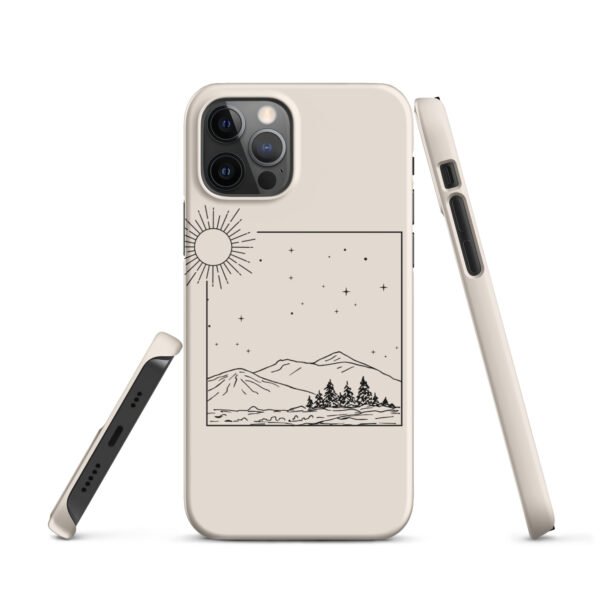 Minimalist Square Sun iPhone® Case | Bold & Modern Aesthetic | Protective & Stylish Cover - Image 12