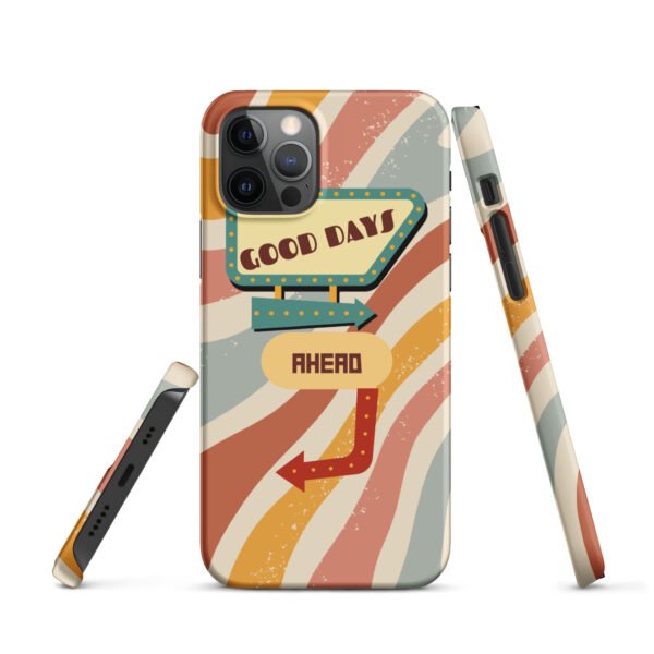 Good Days Ahead iPhone® Case | Groovy Vibes & Retro Aesthetic | Positive Energy Phone Cover - Image 13