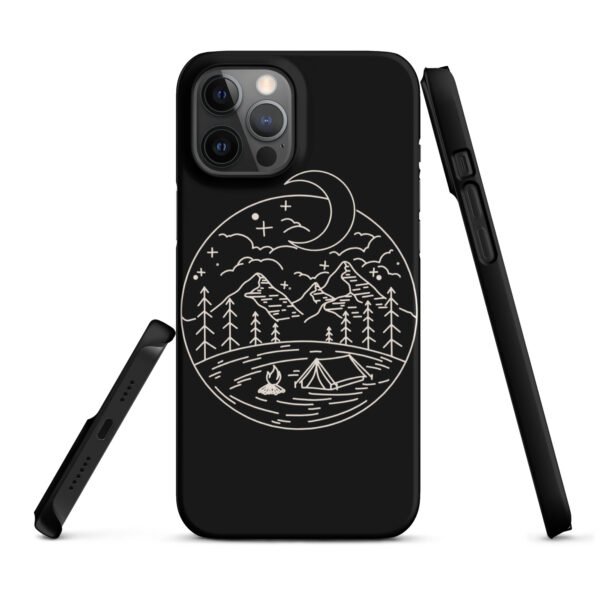Lunar Landscape iPhone® Case | Minimalist Moon Design | Celestial-Inspired Phone Cover - Image 15