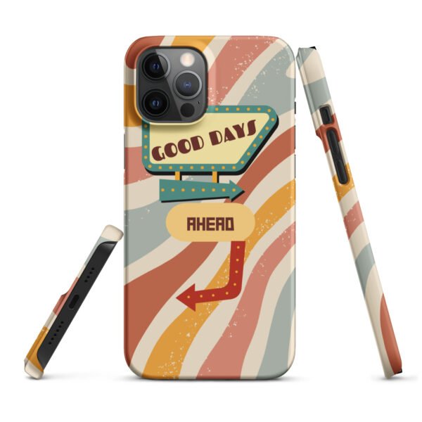 Good Days Ahead iPhone® Case | Groovy Vibes & Retro Aesthetic | Positive Energy Phone Cover - Image 15
