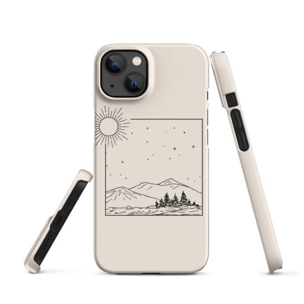 Minimalist Square Sun iPhone® Case | Bold & Modern Aesthetic | Protective & Stylish Cover - Image 18