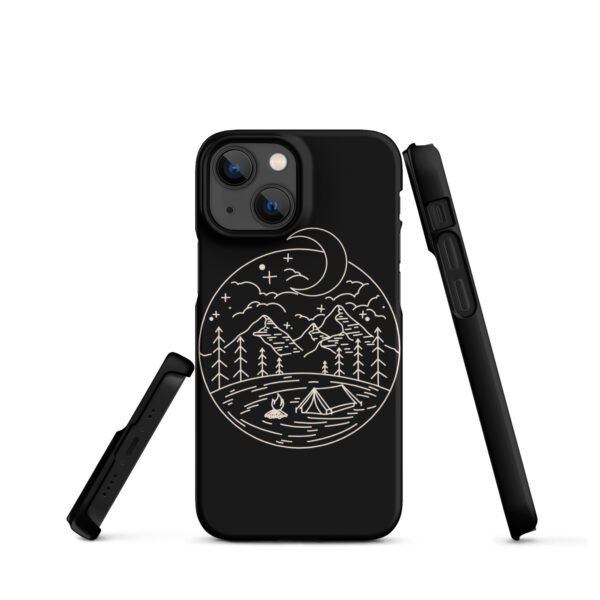 Lunar Landscape iPhone® Case | Minimalist Moon Design | Celestial-Inspired Phone Cover - Image 17