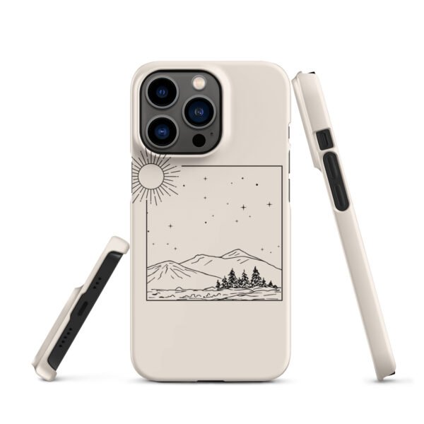 Minimalist Square Sun iPhone® Case | Bold & Modern Aesthetic | Protective & Stylish Cover - Image 20