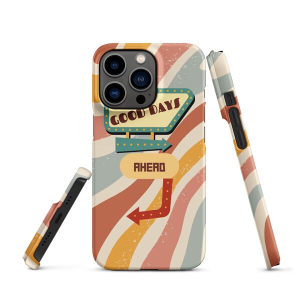 Good Days Ahead iPhone® Case | Groovy Vibes & Retro Aesthetic | Positive Energy Phone Cover - Image 21