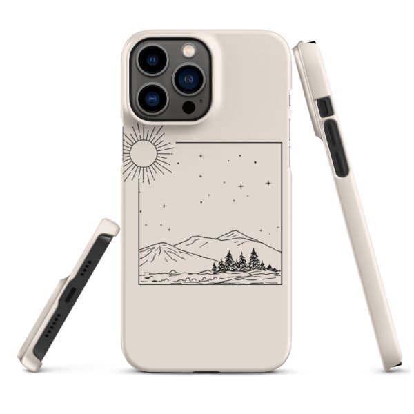 Minimalist Square Sun iPhone® Case | Bold & Modern Aesthetic | Protective & Stylish Cover - Image 22