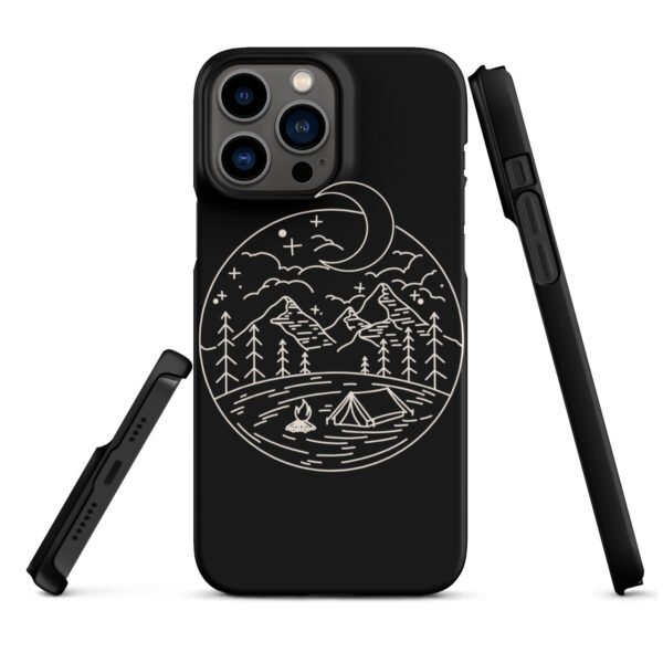Lunar Landscape iPhone® Case | Minimalist Moon Design | Celestial-Inspired Phone Cover - Image 23