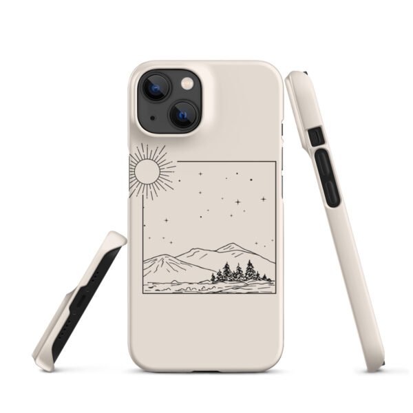 Minimalist Square Sun iPhone® Case | Bold & Modern Aesthetic | Protective & Stylish Cover - Image 24