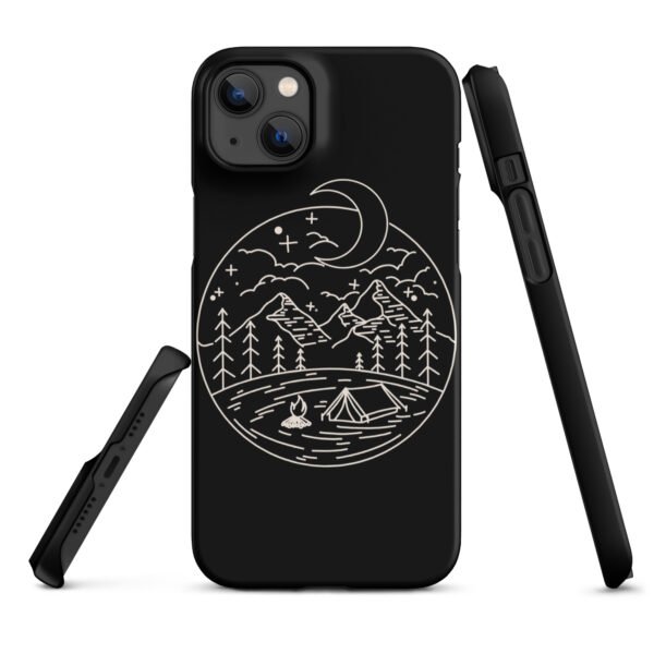 Lunar Landscape iPhone® Case | Minimalist Moon Design | Celestial-Inspired Phone Cover - Image 27