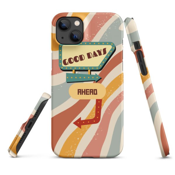 Good Days Ahead iPhone® Case | Groovy Vibes & Retro Aesthetic | Positive Energy Phone Cover - Image 26