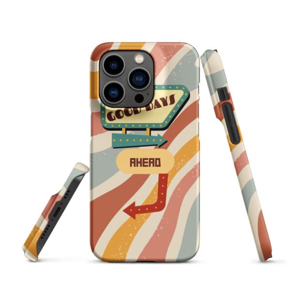 Good Days Ahead iPhone® Case | Groovy Vibes & Retro Aesthetic | Positive Energy Phone Cover - Image 28