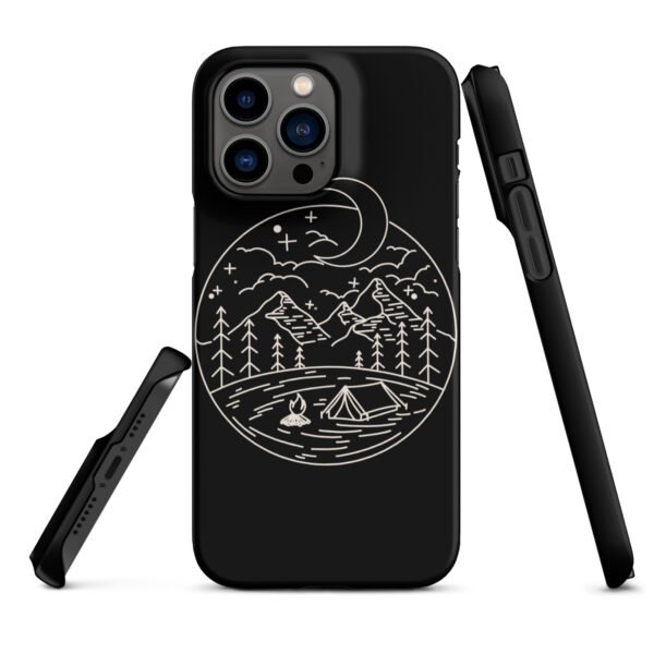 Lunar Landscape iPhone® Case | Minimalist Moon Design | Celestial-Inspired Phone Cover - Image 31