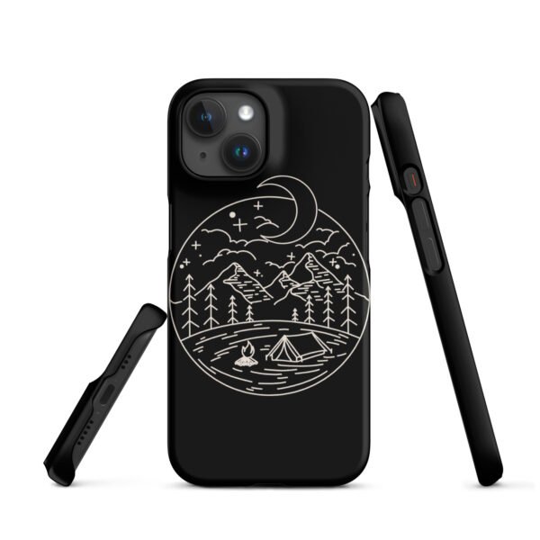 Lunar Landscape iPhone® Case | Minimalist Moon Design | Celestial-Inspired Phone Cover - Image 33