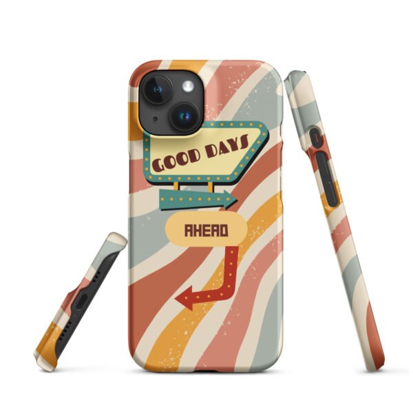 Good Days Ahead iPhone® Case | Groovy Vibes & Retro Aesthetic | Positive Energy Phone Cover - Image 32