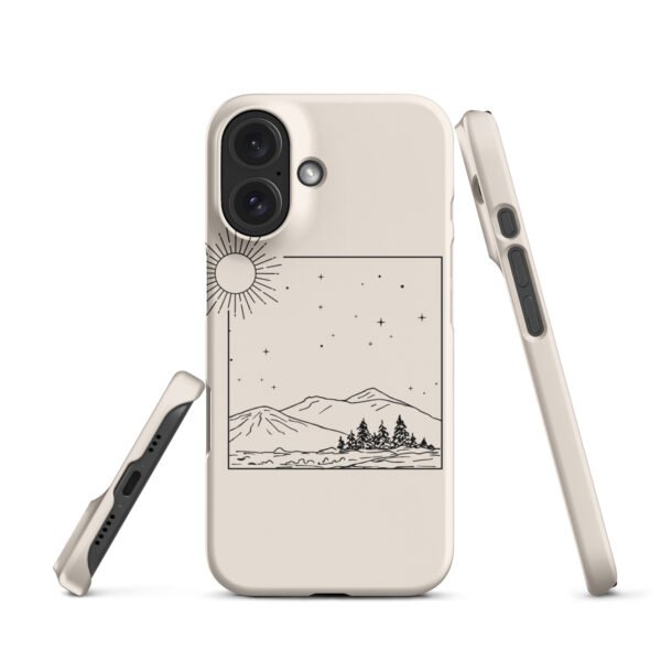 Minimalist Square Sun iPhone® Case | Bold & Modern Aesthetic | Protective & Stylish Cover - Image 40