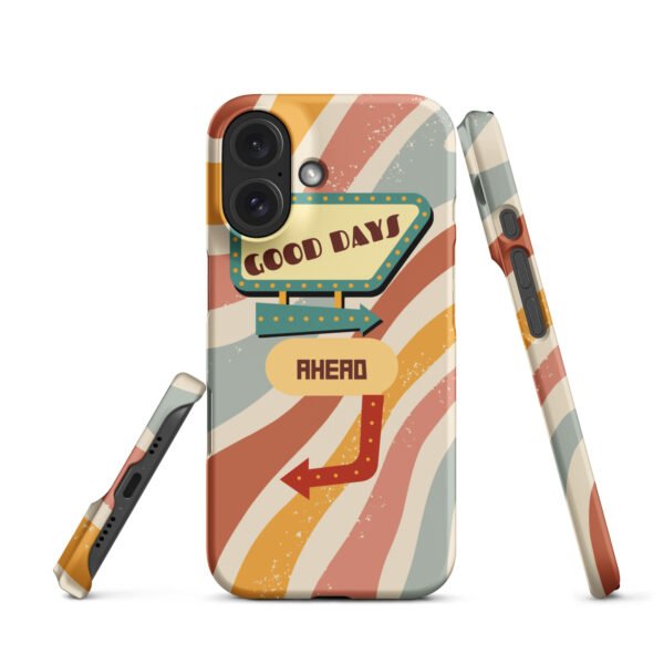 Good Days Ahead iPhone® Case | Groovy Vibes & Retro Aesthetic | Positive Energy Phone Cover - Image 40