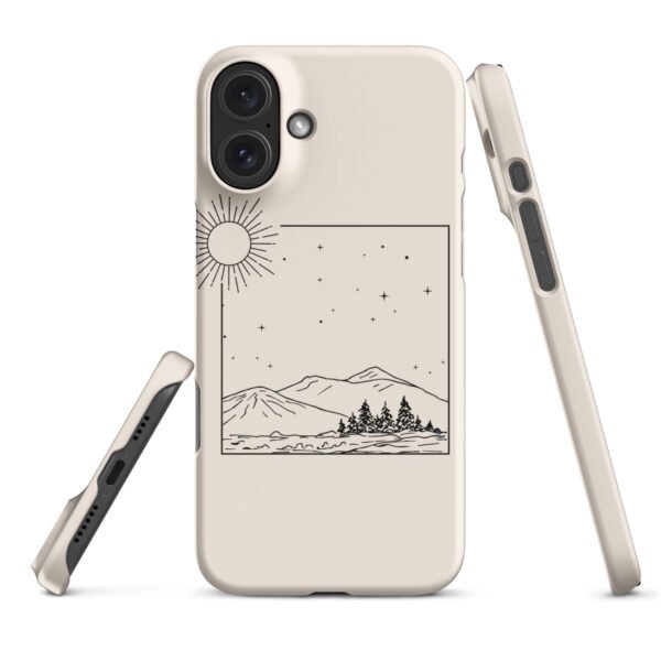 Minimalist Square Sun iPhone® Case | Bold & Modern Aesthetic | Protective & Stylish Cover - Image 42