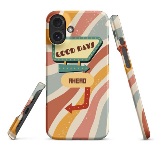 Good Days Ahead iPhone® Case | Groovy Vibes & Retro Aesthetic | Positive Energy Phone Cover - Image 42