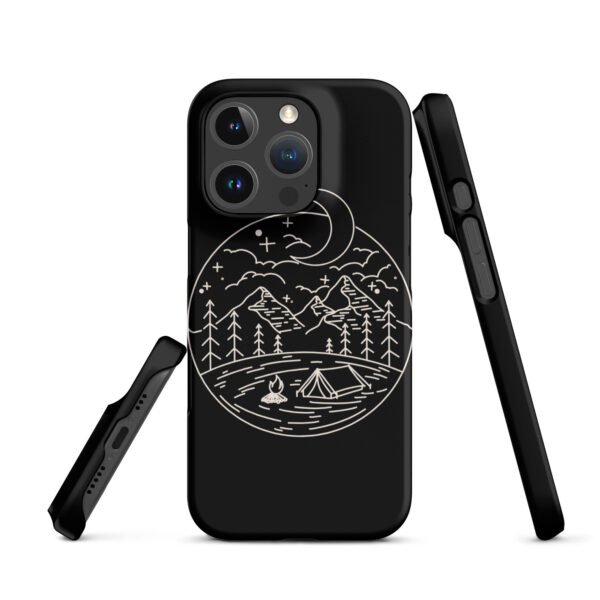 Lunar Landscape iPhone® Case | Minimalist Moon Design | Celestial-Inspired Phone Cover - Image 45