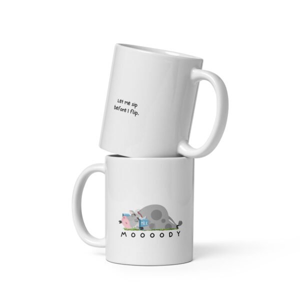 Moooody Cow Mug | Funny Farm-Themed Ceramic Coffee Cup | Perfect for Animal Lovers - Image 2
