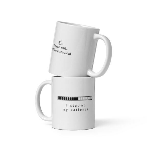 Patience Installation Mug | Funny Loading Bar Design | Perfect for Caffeine Lovers - Image 2