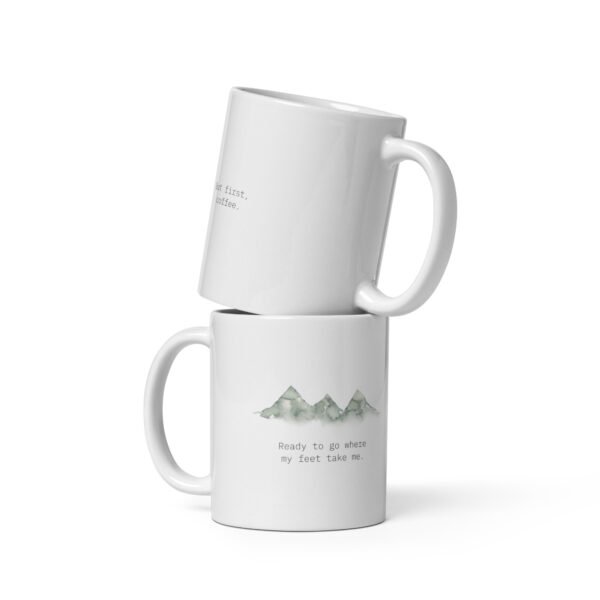 Classic Coffee Mug | Ready to Go Design | Durable Ceramic Cup for Everyday Use - Image 2