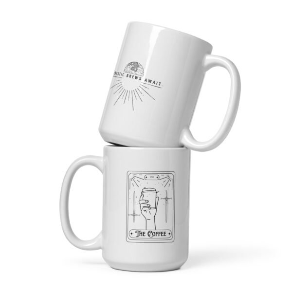 Mystical Tarot Mug | Ceramic Coffee Cup with Esoteric Design | A Must-Have for Spiritual Vibes