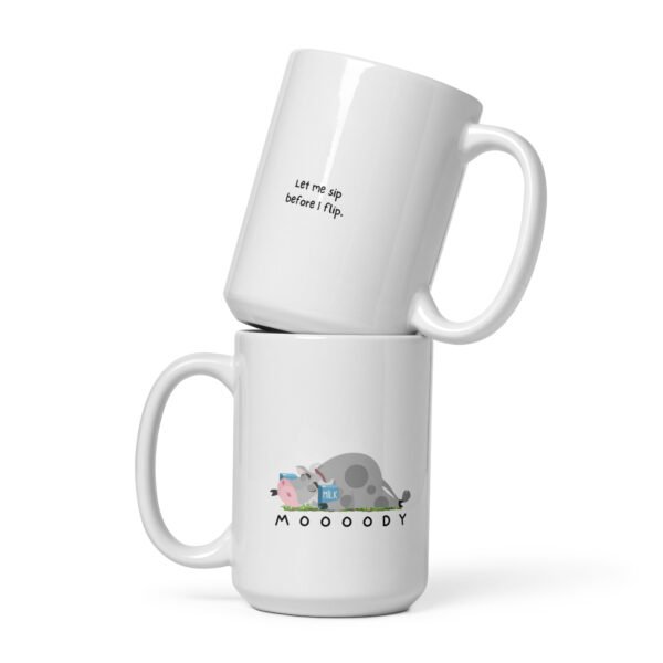 Moooody Cow Mug | Funny Farm-Themed Ceramic Coffee Cup | Perfect for Animal Lovers