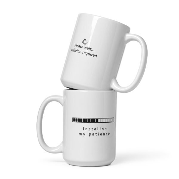 Patience Installation Mug | Funny Loading Bar Design | Perfect for Caffeine Lovers
