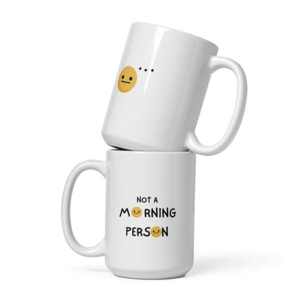 Not a Morning Person Mug | Funny Ceramic Coffee Cup | Essential for Early Risers