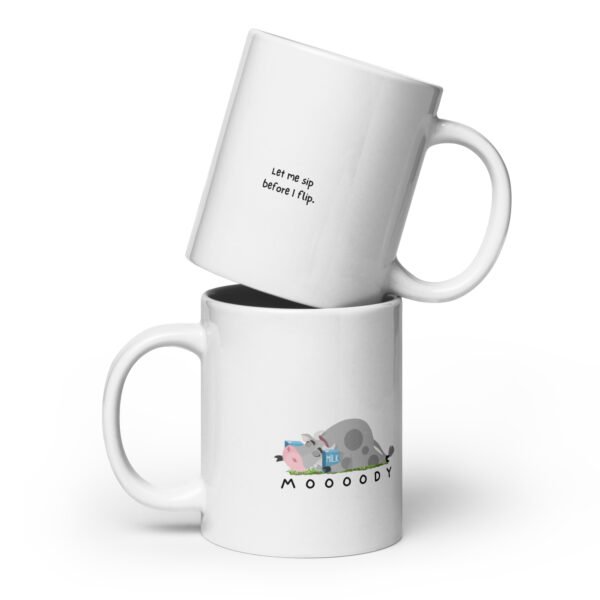 Moooody Cow Mug | Funny Farm-Themed Ceramic Coffee Cup | Perfect for Animal Lovers - Image 3