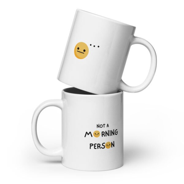 Not a Morning Person Mug | Funny Ceramic Coffee Cup | Essential for Early Risers - Image 3