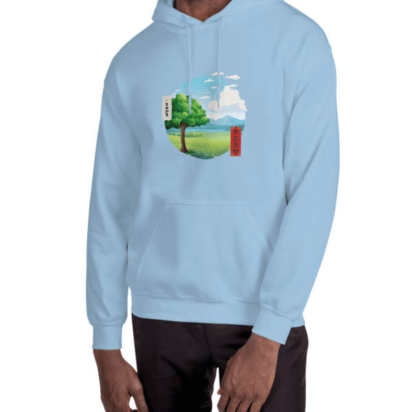 Zen Horizon Hoodie | Unisex Sweatshirt with Eastern Aesthetic Design | Soft & Cozy Pullover for Ultimate Comfort - Image 18