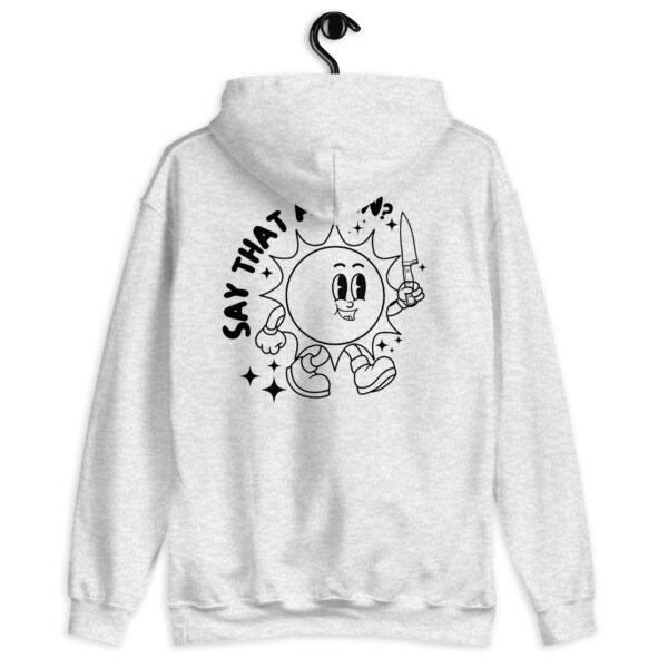 Creepy Hoodie | "Smiling Threat" Retro-Inspired Sweatshirt | Stylish & Comfortable Streetwear