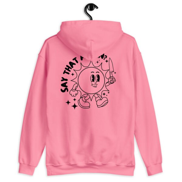 Creepy Hoodie | "Smiling Threat" Retro-Inspired Sweatshirt | Stylish & Comfortable Streetwear - Image 4