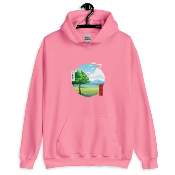Zen Horizon Hoodie | Unisex Sweatshirt with Eastern Aesthetic Design | Soft & Cozy Pullover for Ultimate Comfort - Image 10