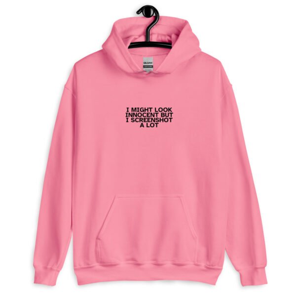 Innocent Hoodie | "Innocent But I Screenshot" Embroidered Sweatshirt | Bold & Cozy Statement Fashion - Image 5