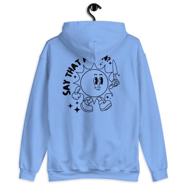 Creepy Hoodie | "Smiling Threat" Retro-Inspired Sweatshirt | Stylish & Comfortable Streetwear - Image 3
