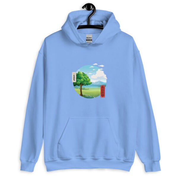 Zen Horizon Hoodie | Unisex Sweatshirt with Eastern Aesthetic Design | Soft & Cozy Pullover for Ultimate Comfort - Image 9