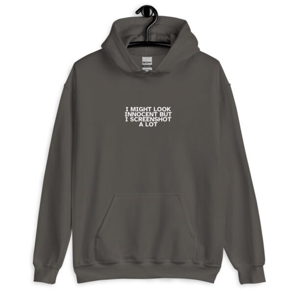 Innocent But I Screenshot Hoodie | Funny Unisex Sweatshirt | Playful & Comfortable Everyday Pullover - Image 8