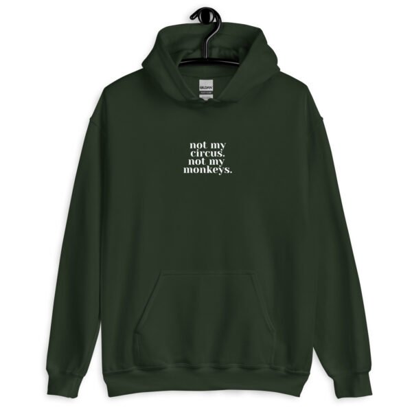 Circus-Free Zone Hoodie | Drama-Free Unisex Sweatshirt | Casual & Stylish Pullover for Everyday Wear - Image 6