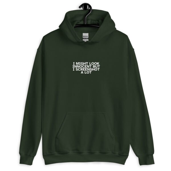 Innocent But I Screenshot Hoodie | Funny Unisex Sweatshirt | Playful & Comfortable Everyday Pullover - Image 6