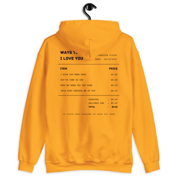 Gildan Hoodie | "Ways to Say I Love You" Embroidered Sweatshirt | Minimalist Romantic Design | Comfortable & Stylish Fit - Image 6
