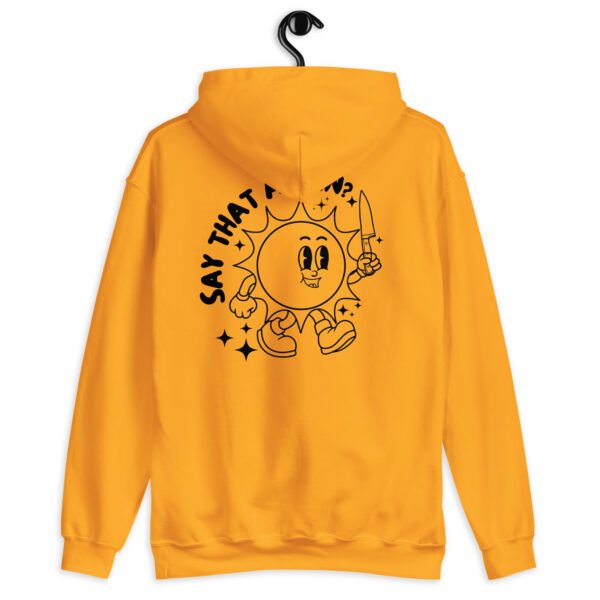 Creepy Hoodie | "Smiling Threat" Retro-Inspired Sweatshirt | Stylish & Comfortable Streetwear - Image 5