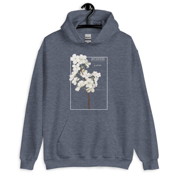 Floral Gratitude Hoodie | Minimalist Flower Embroidered Sweatshirt | Unisex Pullover for Cozy & Elegant Style - Image 10