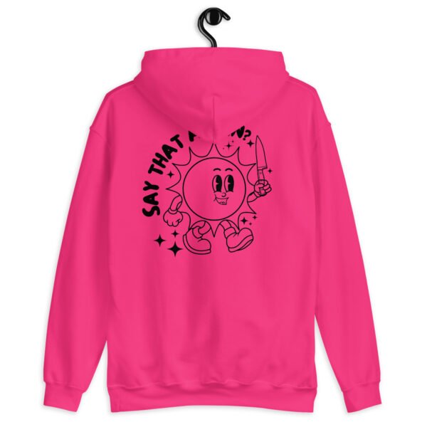 Creepy Hoodie | "Smiling Threat" Retro-Inspired Sweatshirt | Stylish & Comfortable Streetwear - Image 2