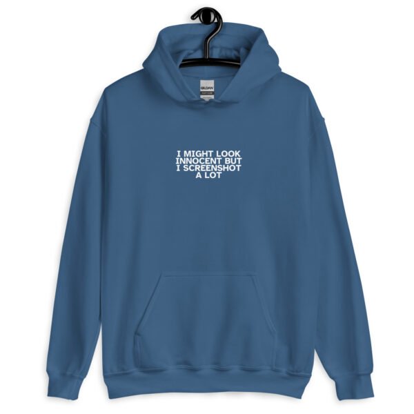 Innocent But I Screenshot Hoodie | Funny Unisex Sweatshirt | Playful & Comfortable Everyday Pullover - Image 9