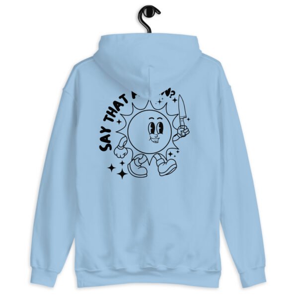 Creepy Hoodie | "Smiling Threat" Retro-Inspired Sweatshirt | Stylish & Comfortable Streetwear - Image 6