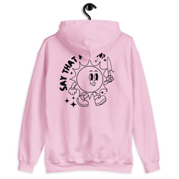 Creepy Hoodie | "Smiling Threat" Retro-Inspired Sweatshirt | Stylish & Comfortable Streetwear - Image 8