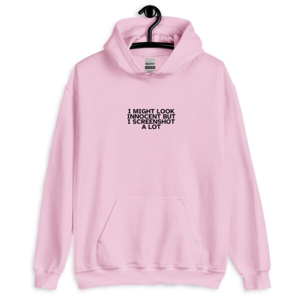 Innocent Hoodie | "Innocent But I Screenshot" Embroidered Sweatshirt | Bold & Cozy Statement Fashion - Image 8